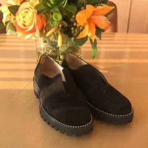 jon joseph lug bottom loafers